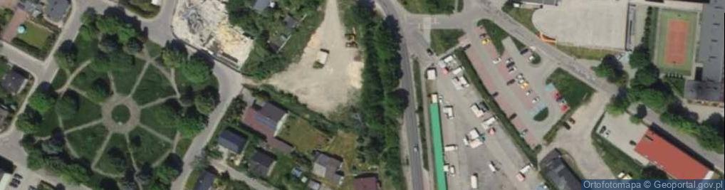 Zdjęcie satelitarne Wiejska ul.