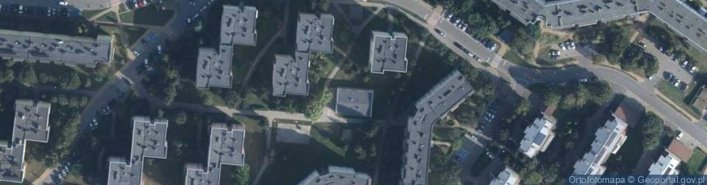 Zdjęcie satelitarne Wiosenna ul.