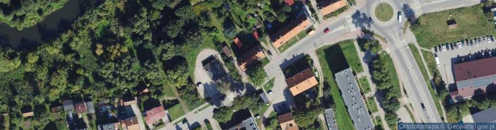 Zdjęcie satelitarne Wiejska ul.