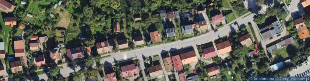 Zdjęcie satelitarne Wiejska ul.