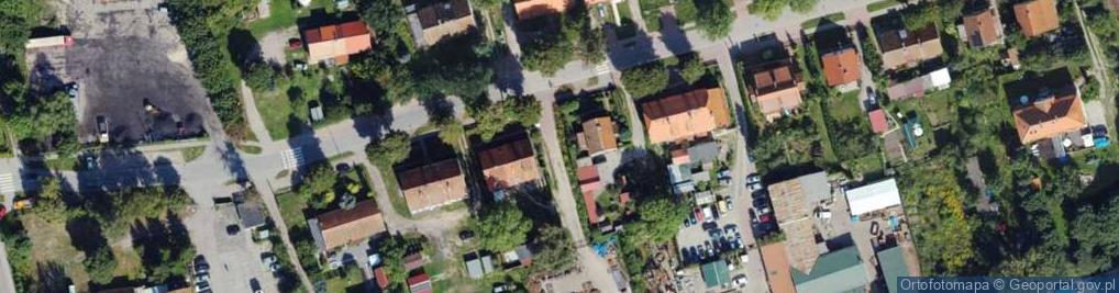 Zdjęcie satelitarne Wiejska ul.