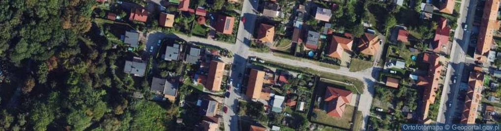 Zdjęcie satelitarne Wiosenna ul.