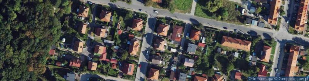 Zdjęcie satelitarne Wiosenna ul.