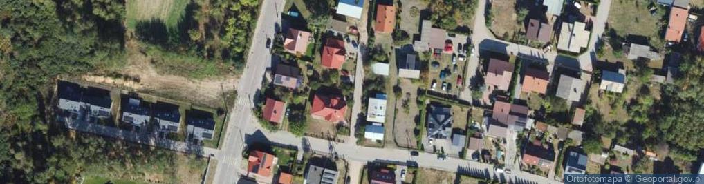 Zdjęcie satelitarne Wiejska ul.