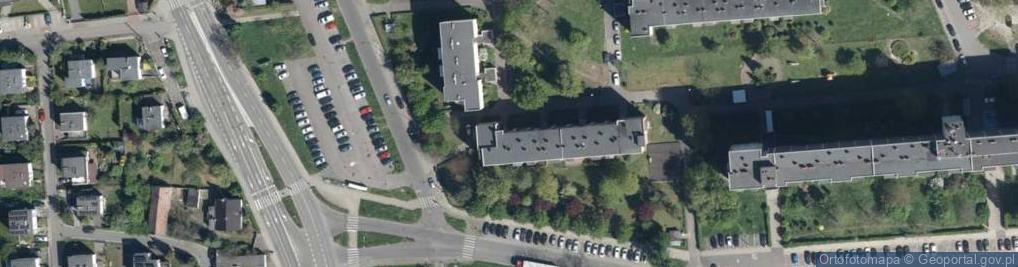Zdjęcie satelitarne Wiejska ul.