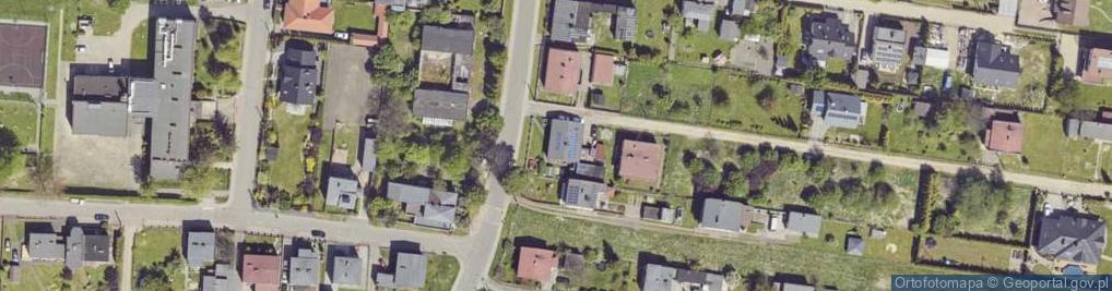 Zdjęcie satelitarne Wieczorków ul.