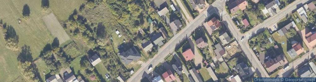 Zdjęcie satelitarne Wiejska ul.