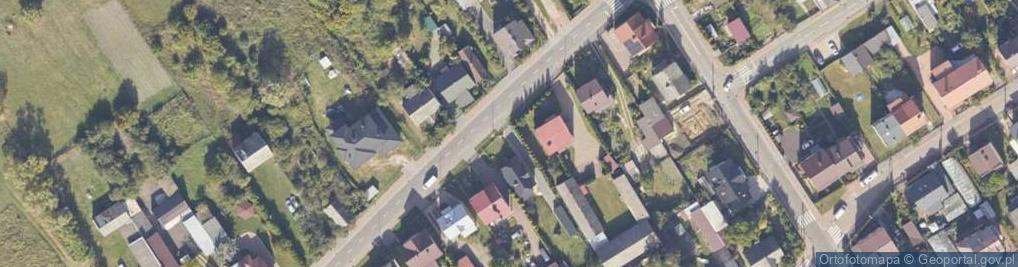 Zdjęcie satelitarne Wiejska ul.