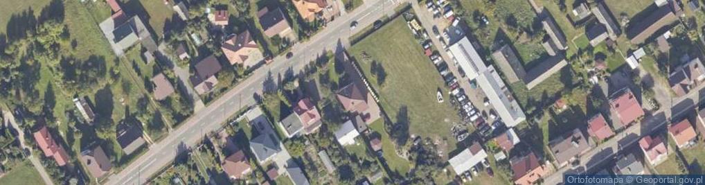 Zdjęcie satelitarne Wiejska ul.