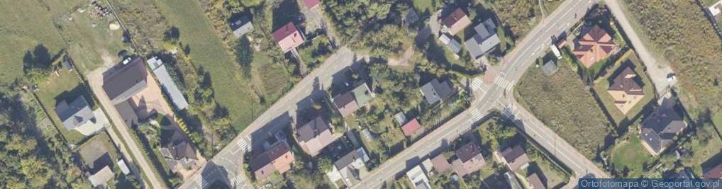 Zdjęcie satelitarne Wiejska ul.