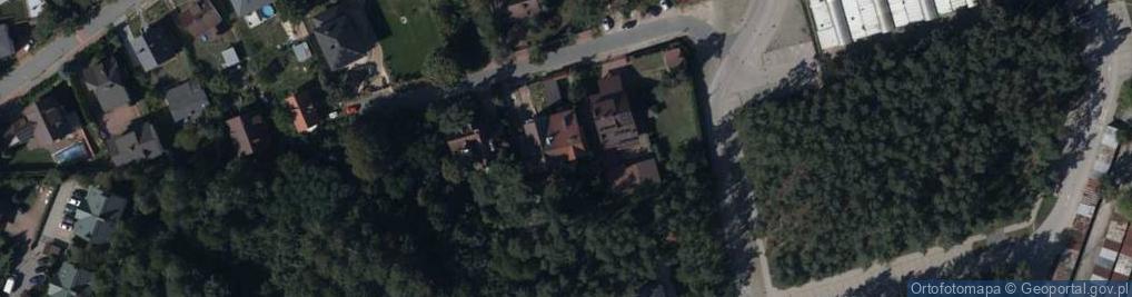 Zdjęcie satelitarne Wiejska ul.