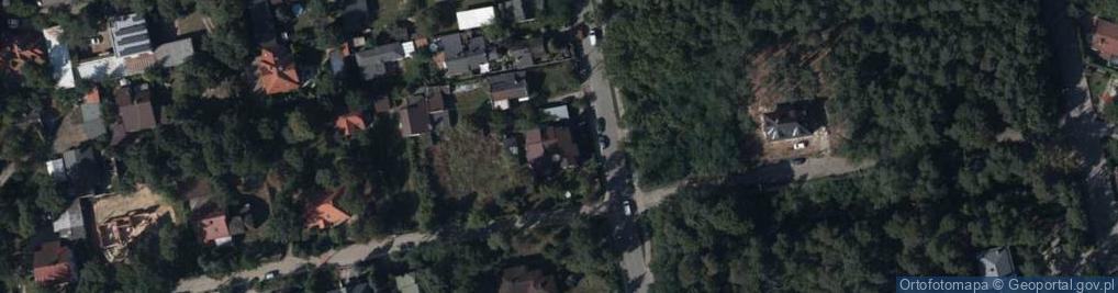 Zdjęcie satelitarne Wiejska ul.