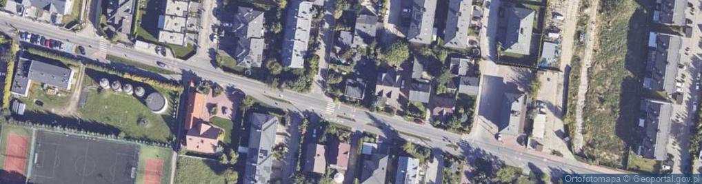 Zdjęcie satelitarne Wiejska ul.