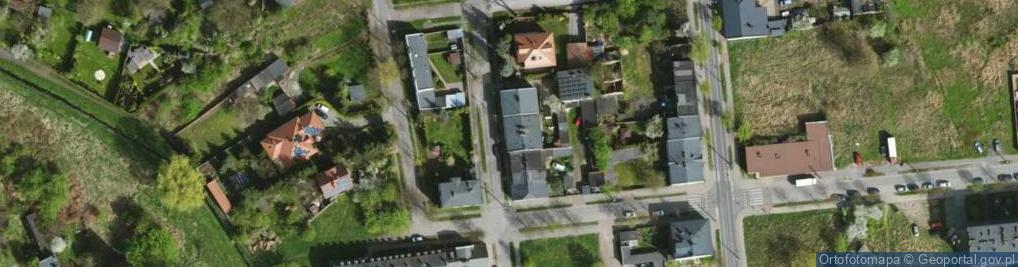 Zdjęcie satelitarne Wiejska ul.