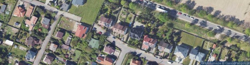 Zdjęcie satelitarne Wiosenna ul.