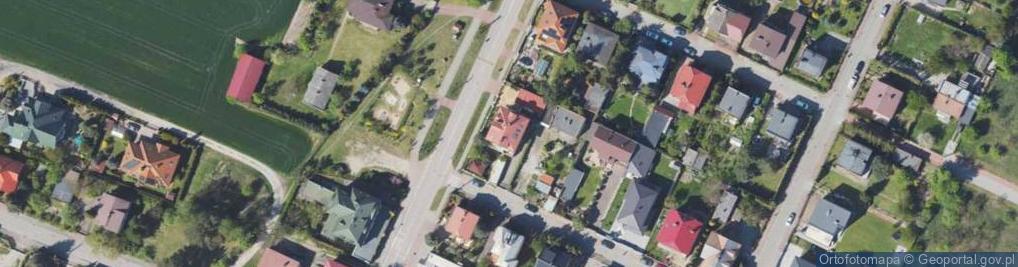 Zdjęcie satelitarne Wiśniowa ul.