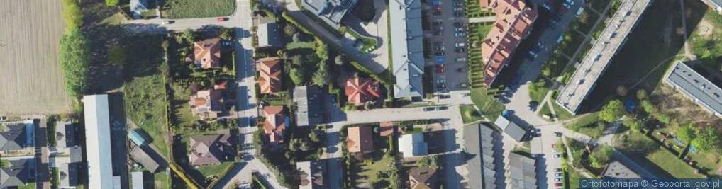 Zdjęcie satelitarne Wiosenna ul.