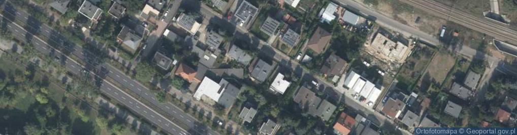 Zdjęcie satelitarne Wiślana ul.