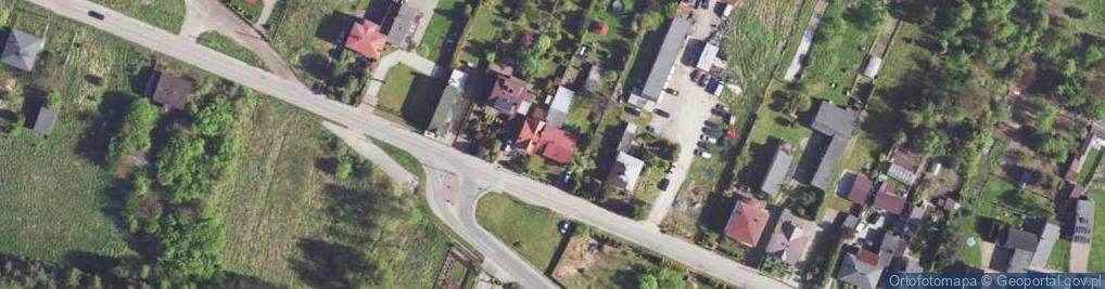 Zdjęcie satelitarne Wiejska ul.