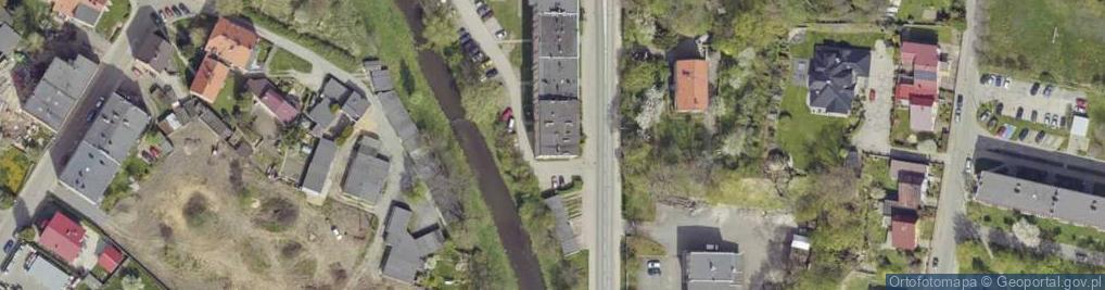 Zdjęcie satelitarne Wiejska ul.
