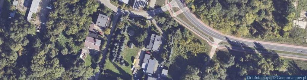 Zdjęcie satelitarne Wiejska ul.