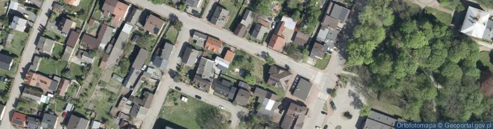 Zdjęcie satelitarne Wiejska ul.