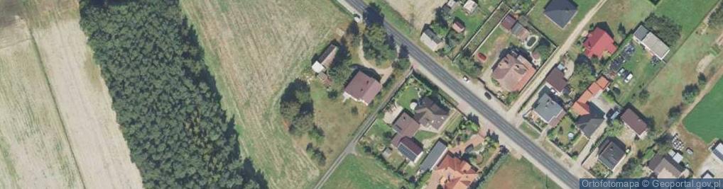 Zdjęcie satelitarne Wiejska ul.