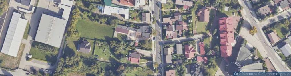 Zdjęcie satelitarne Wiejska ul.