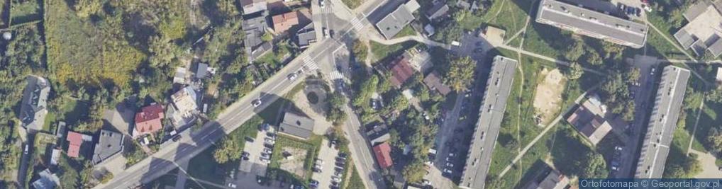 Zdjęcie satelitarne Wiejska ul.