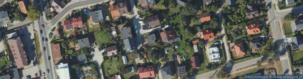 Zdjęcie satelitarne Wiejska ul.