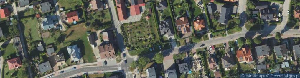 Zdjęcie satelitarne Wiejska ul.