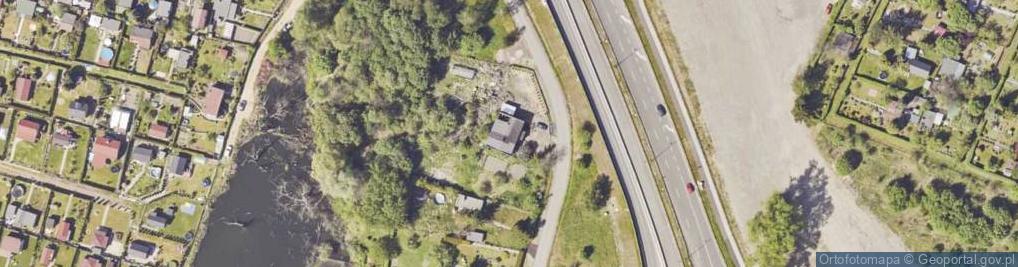 Zdjęcie satelitarne Wiejska ul.