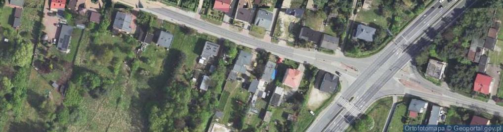 Zdjęcie satelitarne Wiejska ul.
