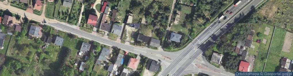 Zdjęcie satelitarne Wiejska ul.