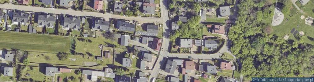 Zdjęcie satelitarne Wiejska ul.