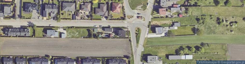 Zdjęcie satelitarne Wiejska ul.