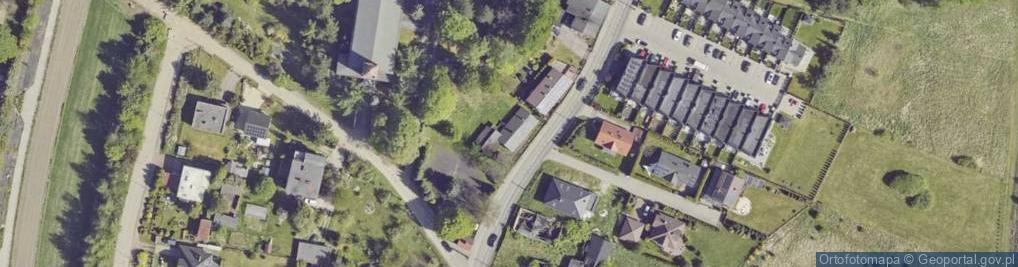 Zdjęcie satelitarne Wiejska ul.