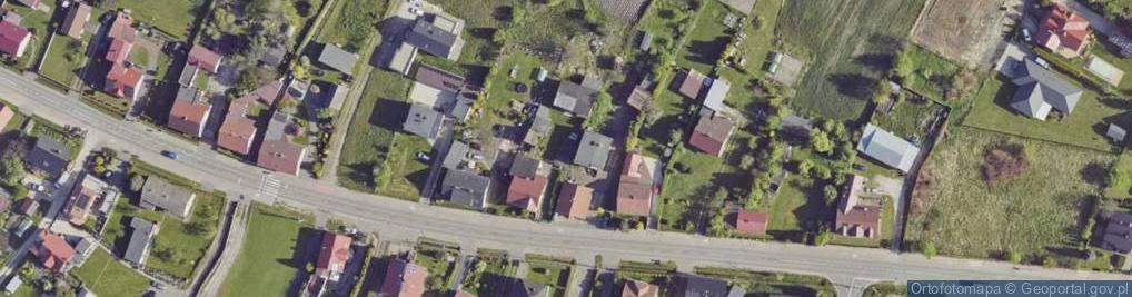 Zdjęcie satelitarne Wiejska ul.