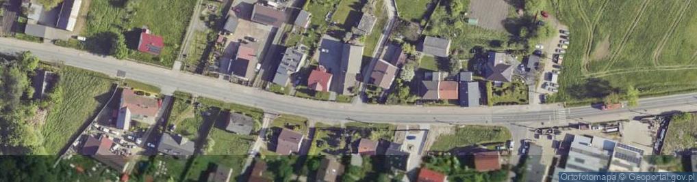 Zdjęcie satelitarne Wiejska ul.