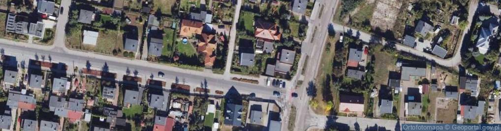 Zdjęcie satelitarne Wiejska ul.