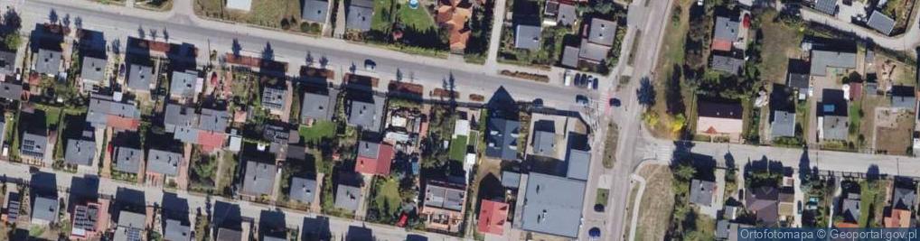 Zdjęcie satelitarne Wiejska ul.