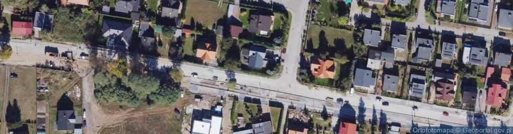 Zdjęcie satelitarne Wiejska ul.