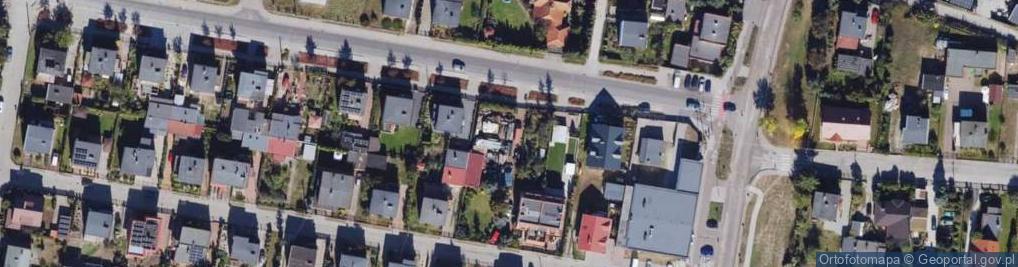 Zdjęcie satelitarne Wiejska ul.