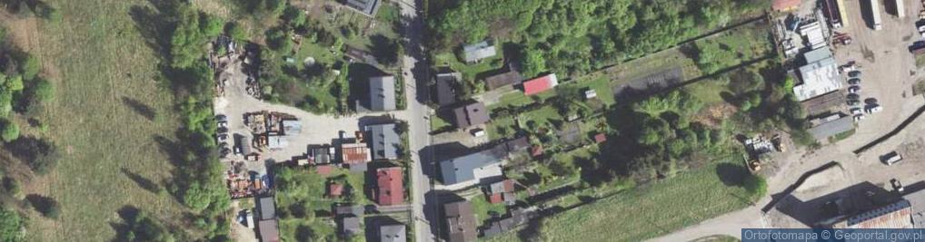 Zdjęcie satelitarne Wiejska ul.