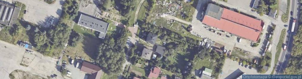 Zdjęcie satelitarne Wiosenna ul.