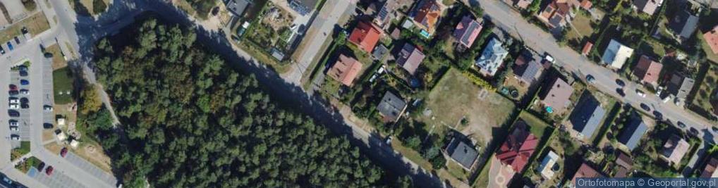 Zdjęcie satelitarne Wiejska ul.