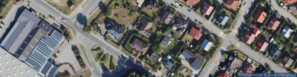Zdjęcie satelitarne Wiejska ul.