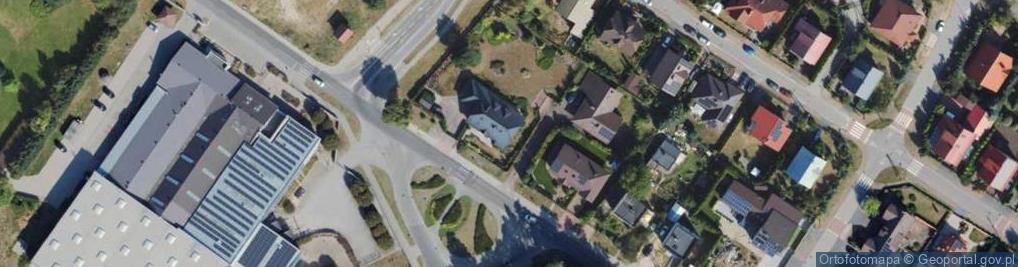 Zdjęcie satelitarne Wiejska ul.
