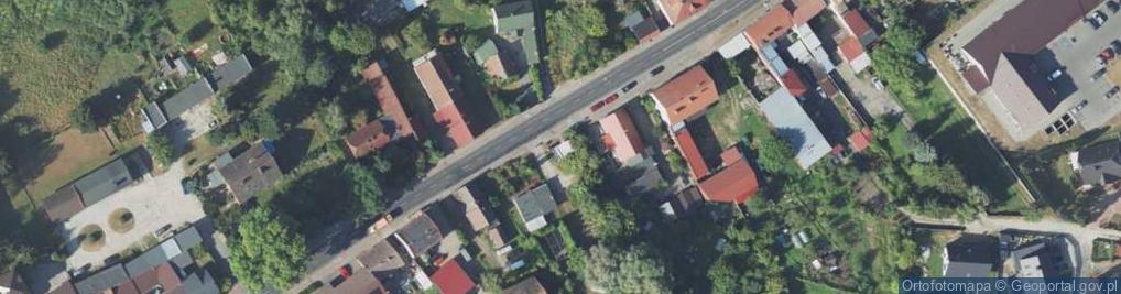 Zdjęcie satelitarne Wiejska ul.
