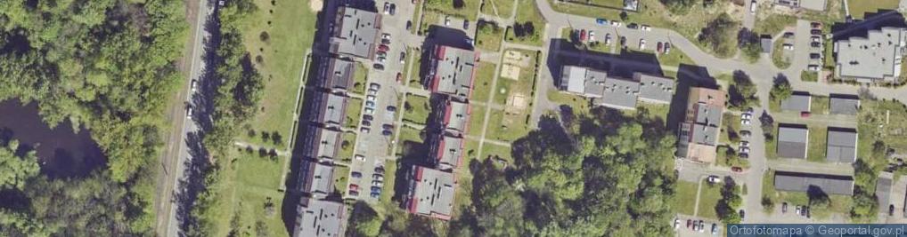Zdjęcie satelitarne Wiślan ul.